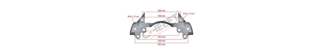 Bremseåg Knorr kaliber