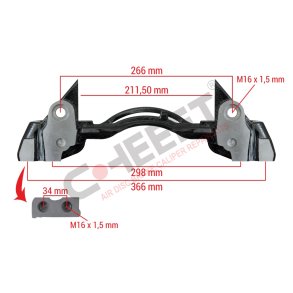 Bremseåg Knorr kaliber