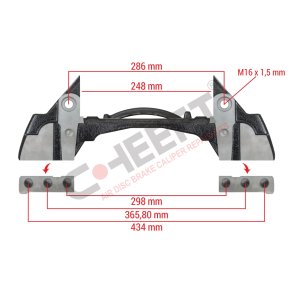 Bremseg Knorr kaliber