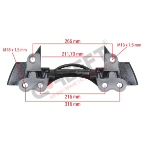 Bremseåg Knorr kaliber