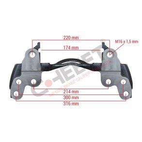 Bremseg Knorr kaliber