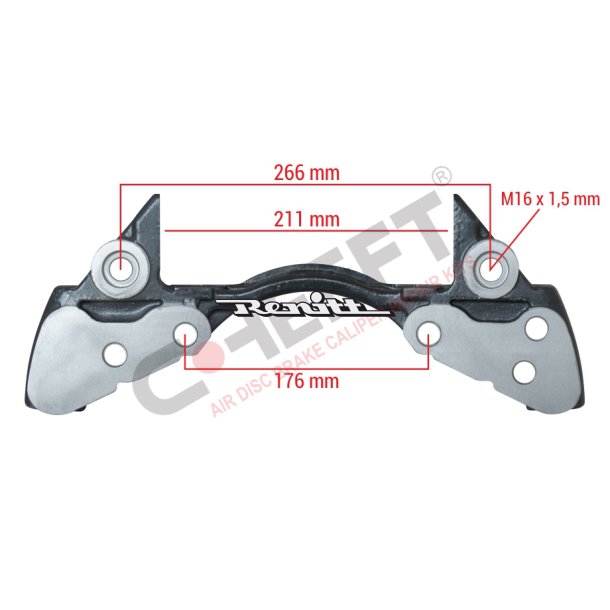 Bremseg BPW Axle 19.5 " Hjre