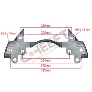 Bremseg Knorr kaliber
