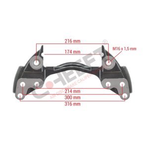 Bremseg Knorr kaliber