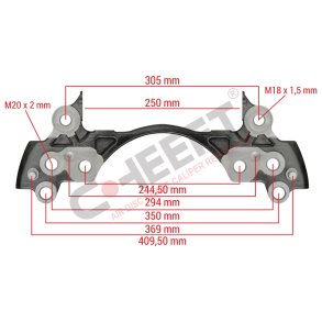 Bremseåg Meritor kaliber