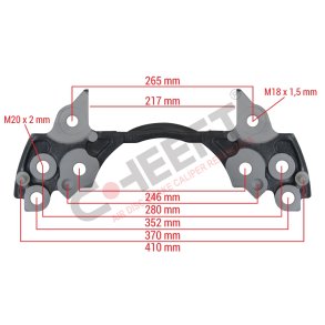 Bremseåg Meritor kaliber
